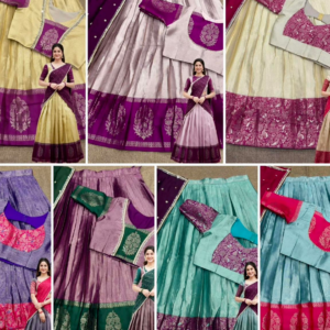 Kanchivaram Silk Lehenga - PADMAKSHI
