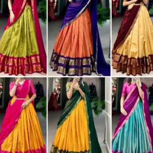 Kanchivaram Silk Lehenga - KASHVI