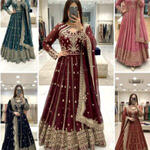 Anarkali Heavy Sequins Embroidery