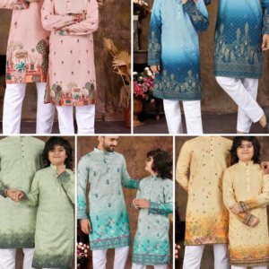 Kurta Pyjama Farther and Son Combo
