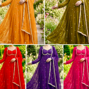 Anarkali Fendy Silk