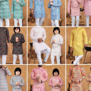 Kurta Pyjama Farther and Son Combo Venmer