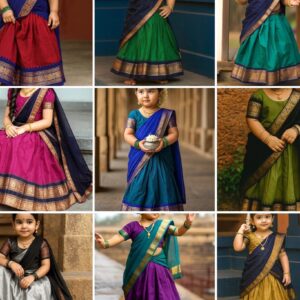 Baby / Kids Dhavani Set / Half Saree / Lehenga Choli