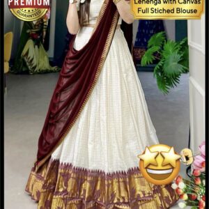 Kanchivaram Silk Lehenga - KALYANI