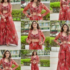 Mrunal Inspired Western Koti Plazo & Blouse Collection