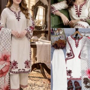 Pakistani Concept Top & Palazzo with Dupatta set